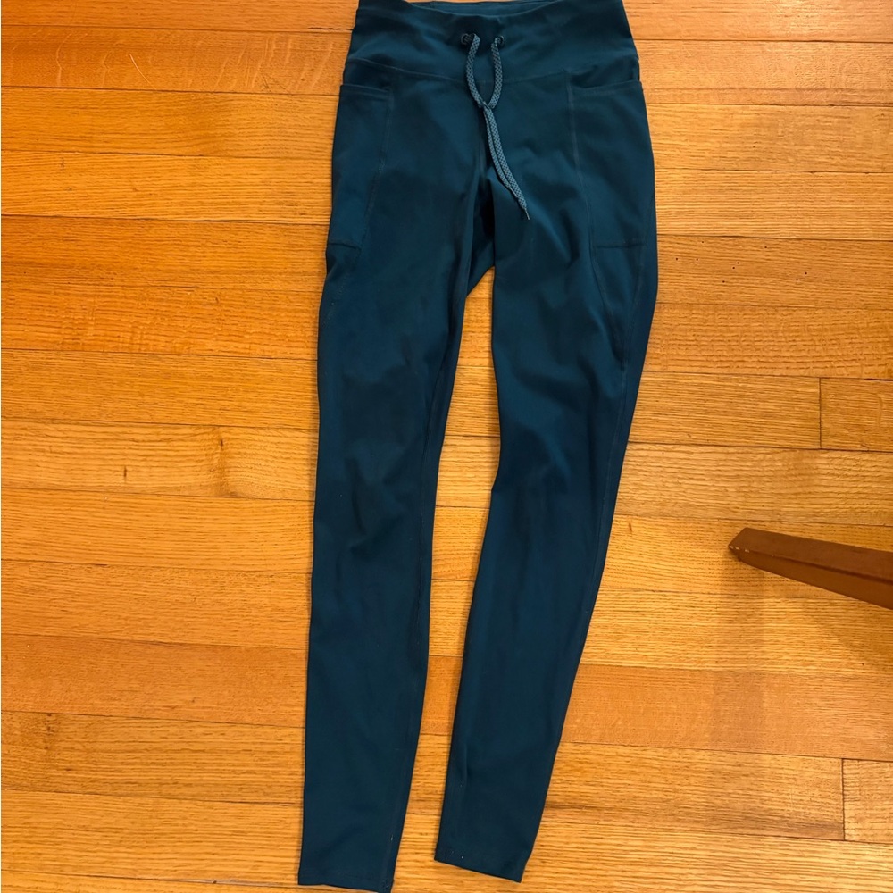 Yogalicious Lux Deep Teal Full-Length Tights